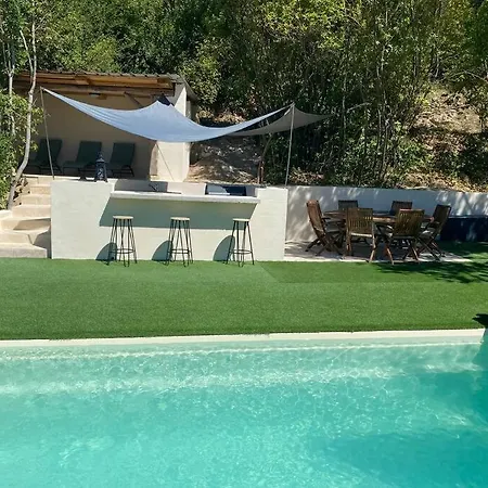 Mas En Pierre Avec Piscine, Jacuzzi Et Sauna Villa *